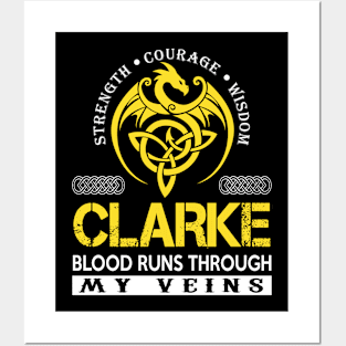 CLARKE Posters and Art